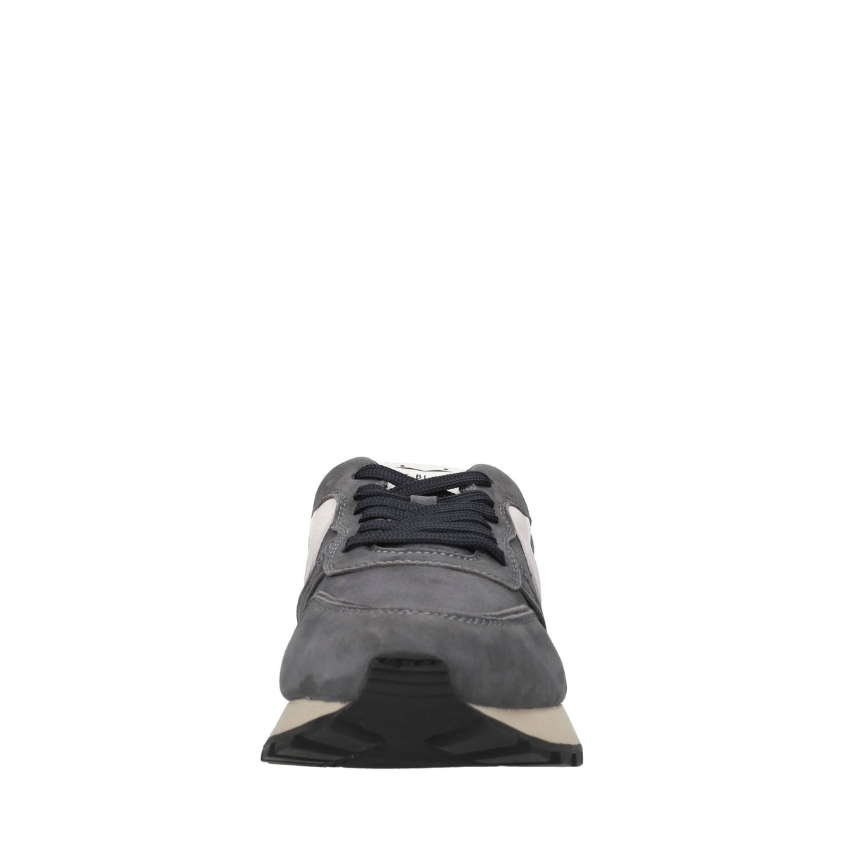 Sneakers in camoscio e tessuto 