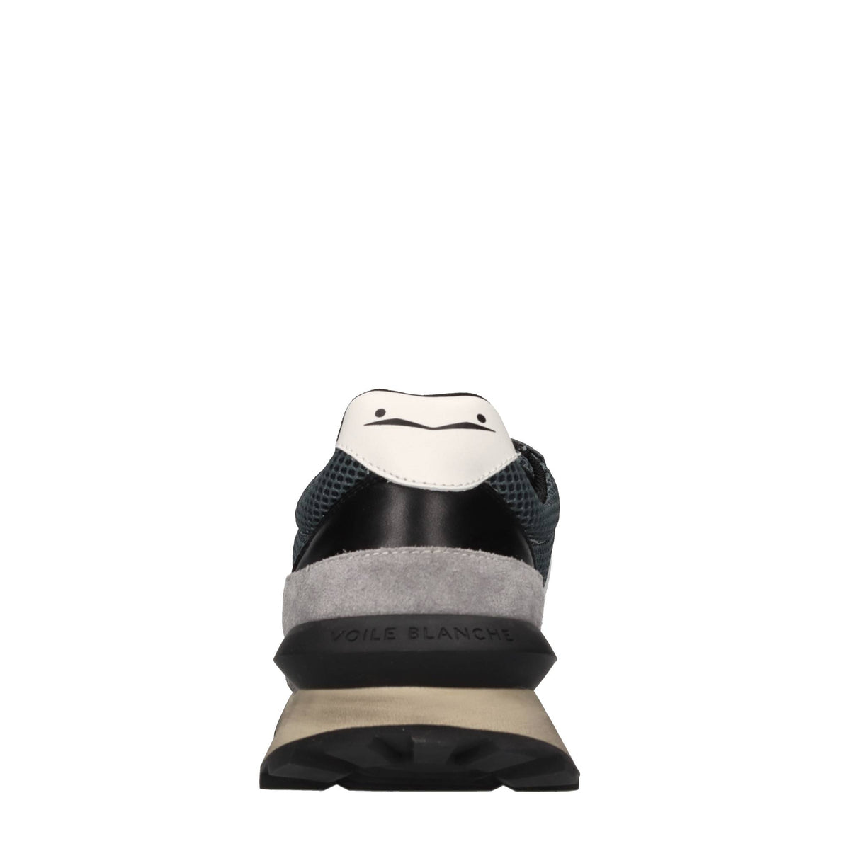 Sneakers in camoscio e tessuto 