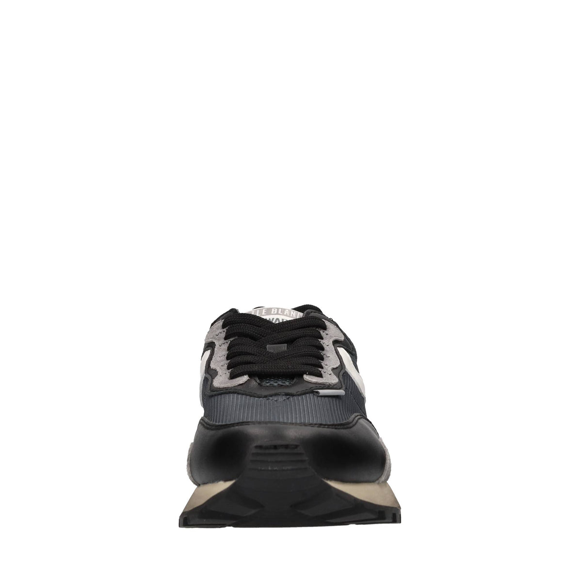 Sneakers in camoscio e tessuto 