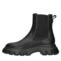 Stivaletti beatles in pelle 