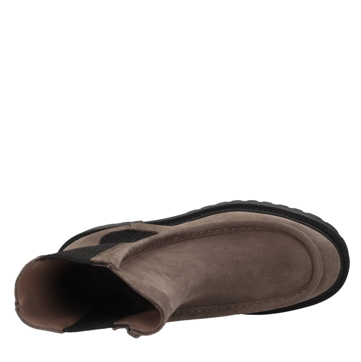 Stivaletti beatles in camoscio e tessuto elasticizzato 