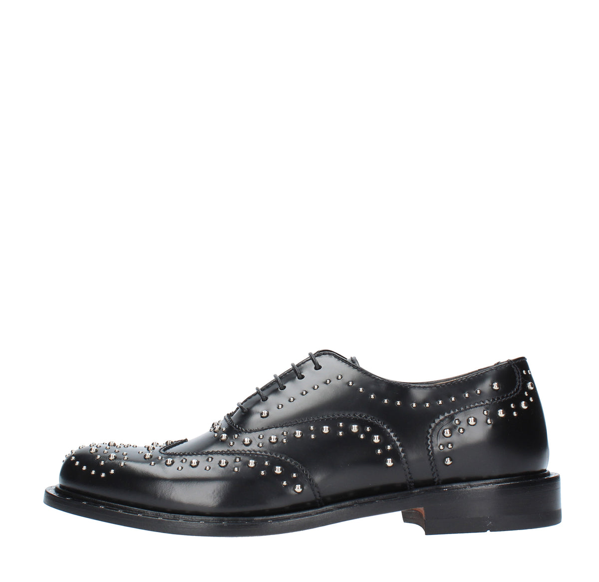 Stringate modello SIENA MILLE 885 in pelle e borchie 