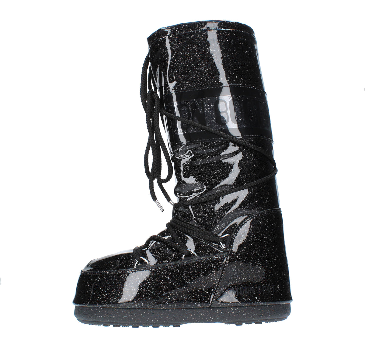 Stivali da neve modello ICON GLITTER MOON BOOT in nylon tecnico idrorepellente 