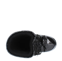 Stivali da neve modello ICON GLITTER MOON BOOT in nylon tecnico idrorepellente 