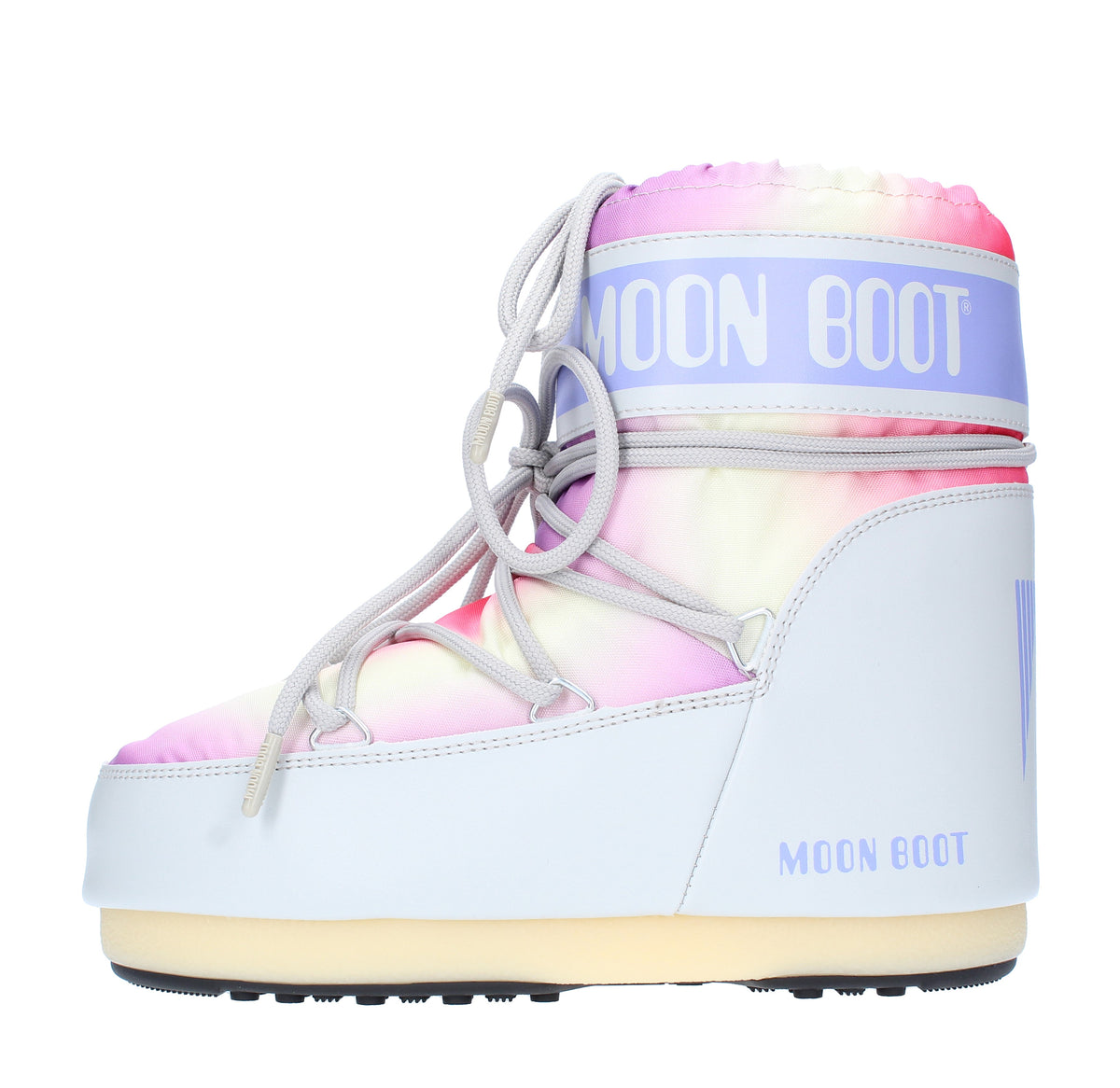 Stivaletti da neve modello ICON LOW TIE DYE MOON BOOT in nylon tecnico idrorepellente 