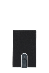 Porta carte di credito PIQUADRO codice prodotto PP4825B3R in pelle e metallo 