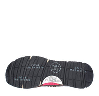 Sneakers in camoscio pelle e tessuto 