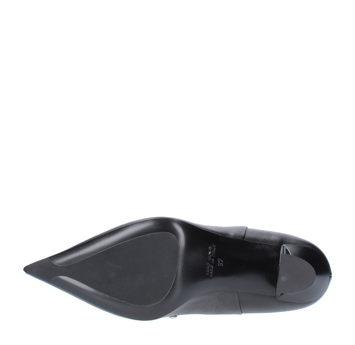 Tronchetti in pelle e borchie argento 
