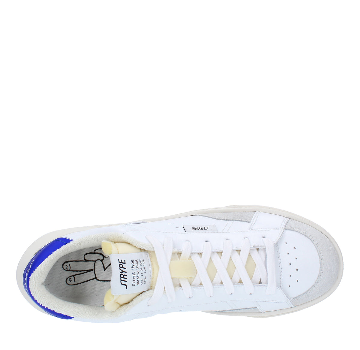 Sneakers modello ST1001-AZF STRYPE  in pelle camoscio e tessuto 