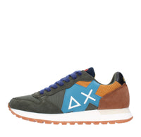 Sneakers modello Z43117 SUN68 in pelle scamosciata, tessuto traspirante e velluto 