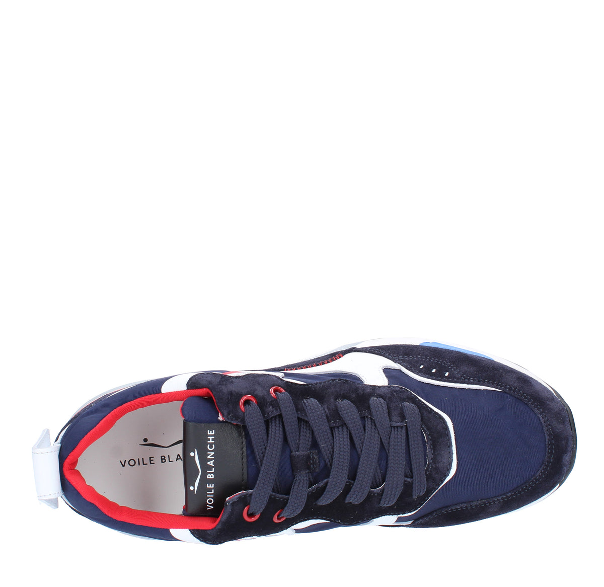 Sneakers VOILE BLANCHE modello BHOLT in pelle, camoscio e nylon 