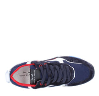 Sneakers VOILE BLANCHE modello BHOLT in pelle, camoscio e nylon 