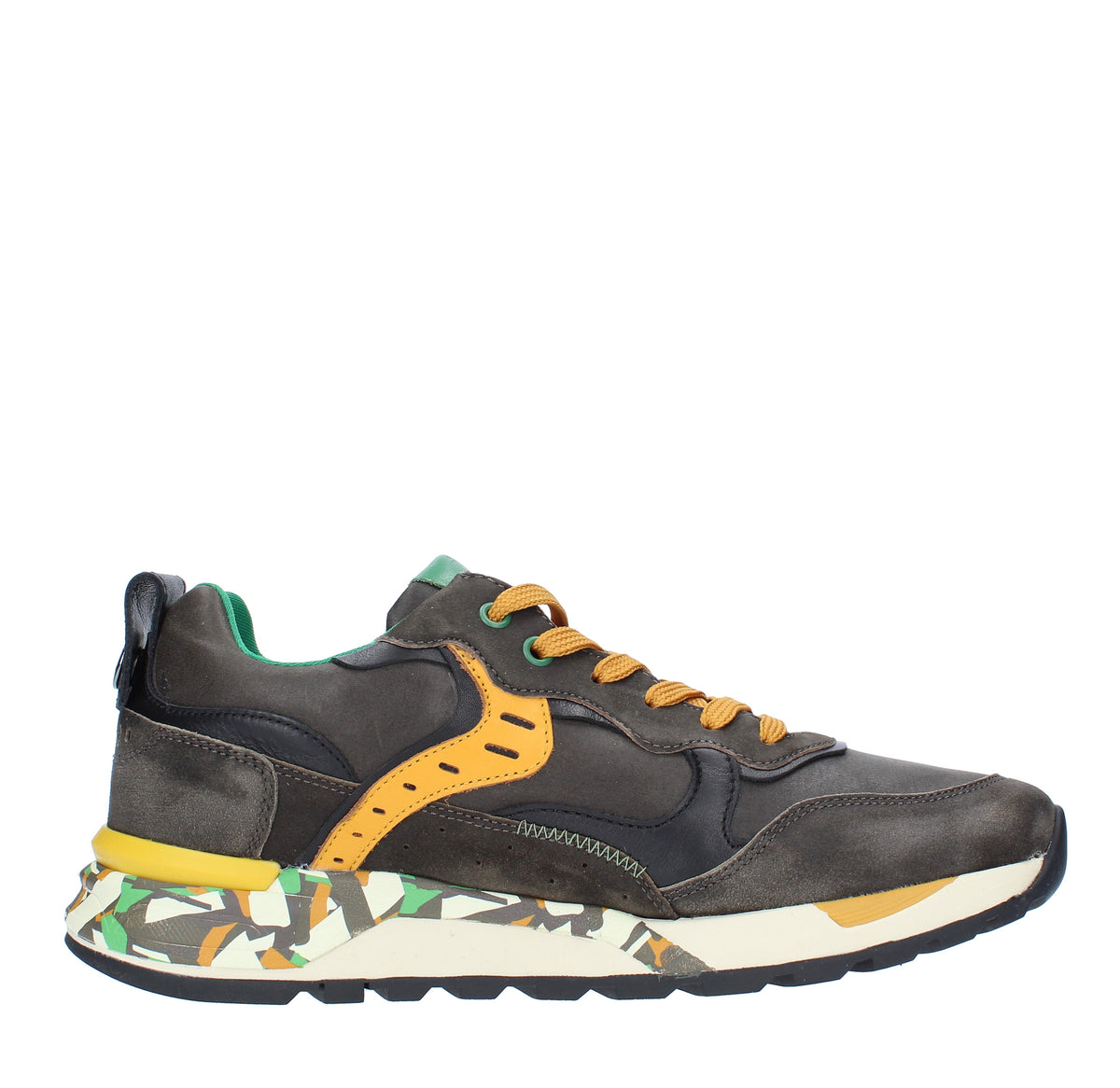 Sneakers VOILE BLANCHE modello BHOLT in pelle e tessuto 