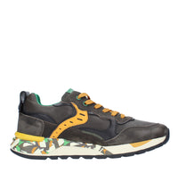 Sneakers VOILE BLANCHE modello BHOLT in pelle e tessuto 