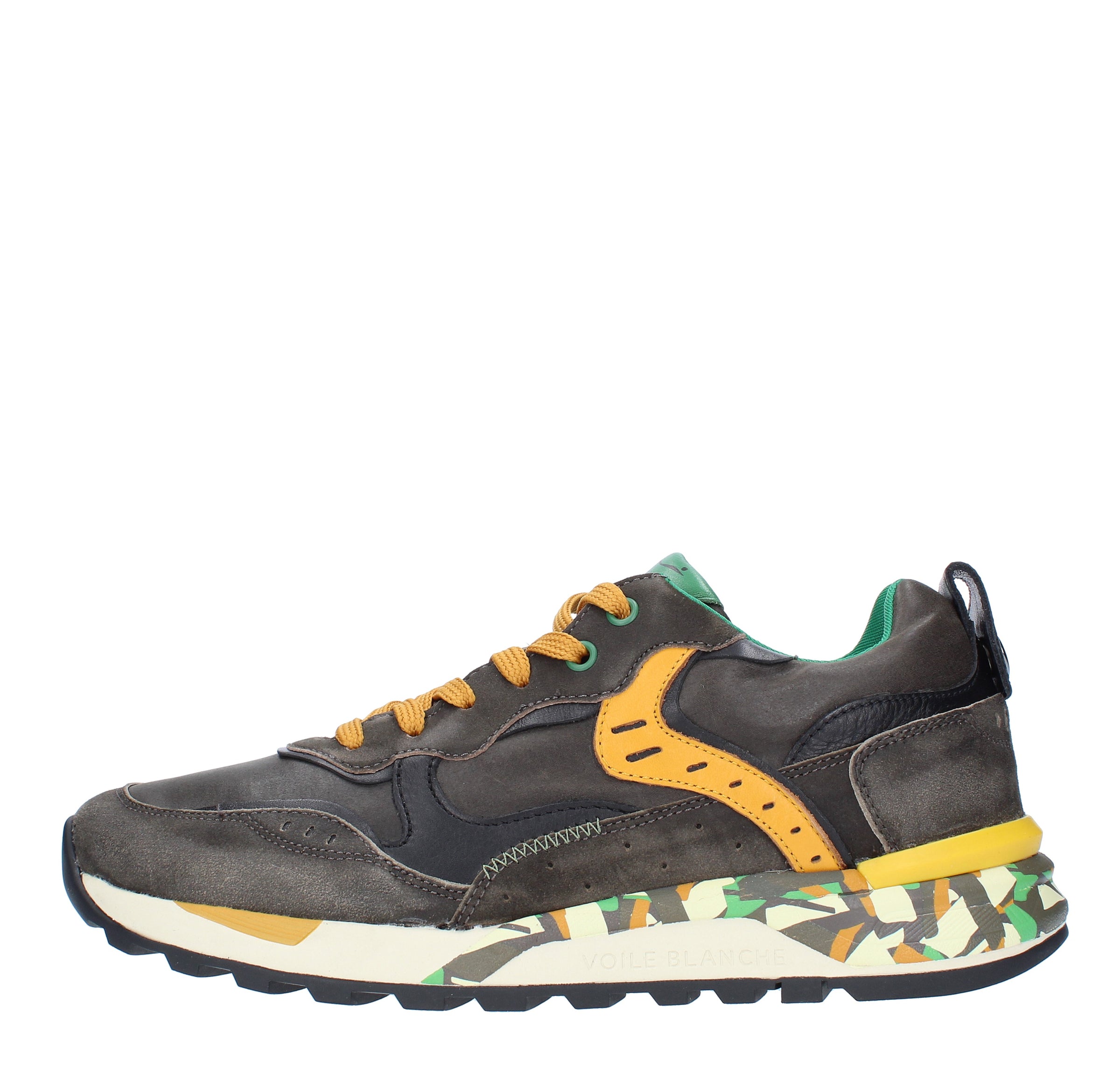 Sneakers VOILE BLANCHE modello BHOLT in pelle e tessuto 