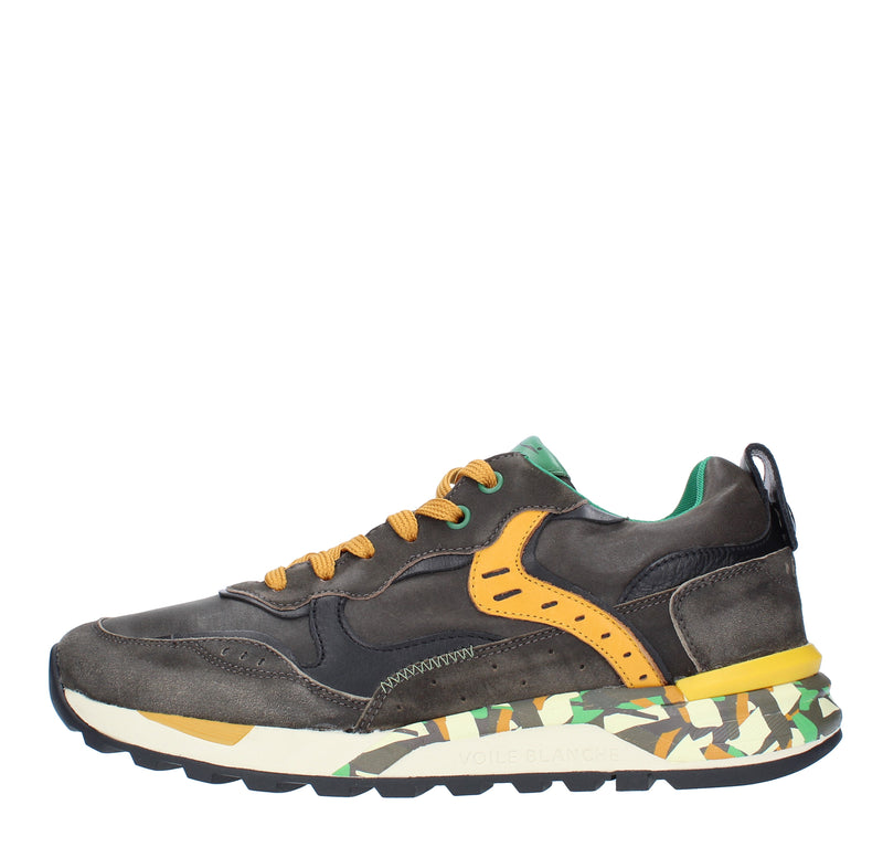 Sneakers VOILE BLANCHE modello BHOLT in pelle e tessuto 