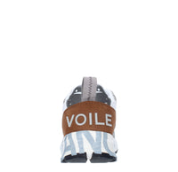 Sneakers in camoscio pelle e tessuto 