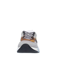 Sneakers in camoscio pelle e tessuto 
