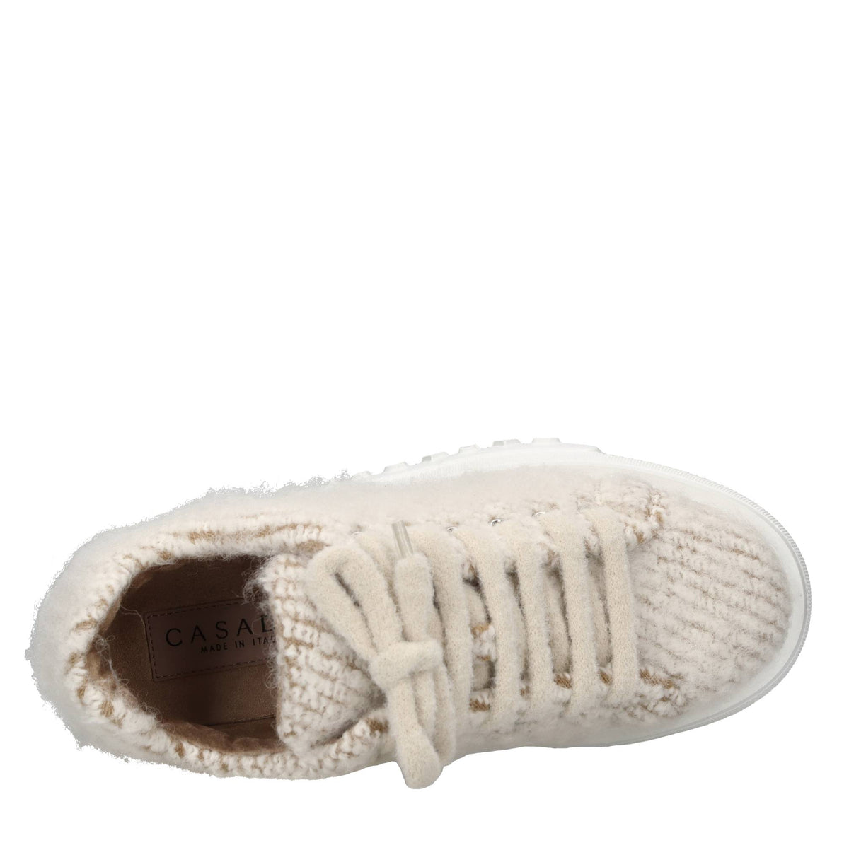 Sneakers modello Homing Nexus in jacquard color natur effetto lanos 