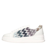 Sneakers modello MW60 in pelle e tessuto 