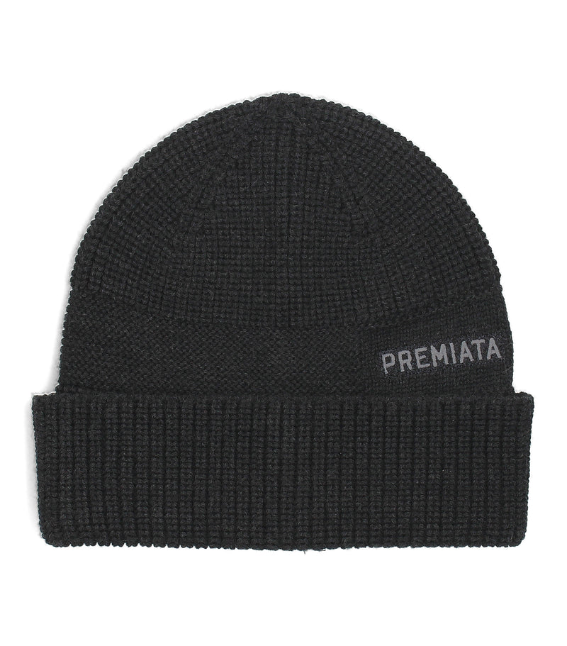 Berretta Premiata realizzata 100% lana merino extrafine a coste e punto links 