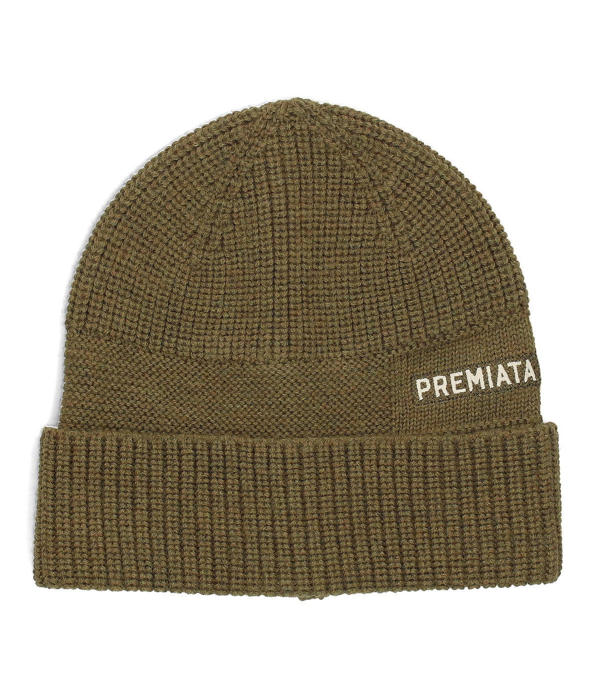 Berretta Premiata realizzata 100% lana merino extrafine a coste e punto links<BR/> 