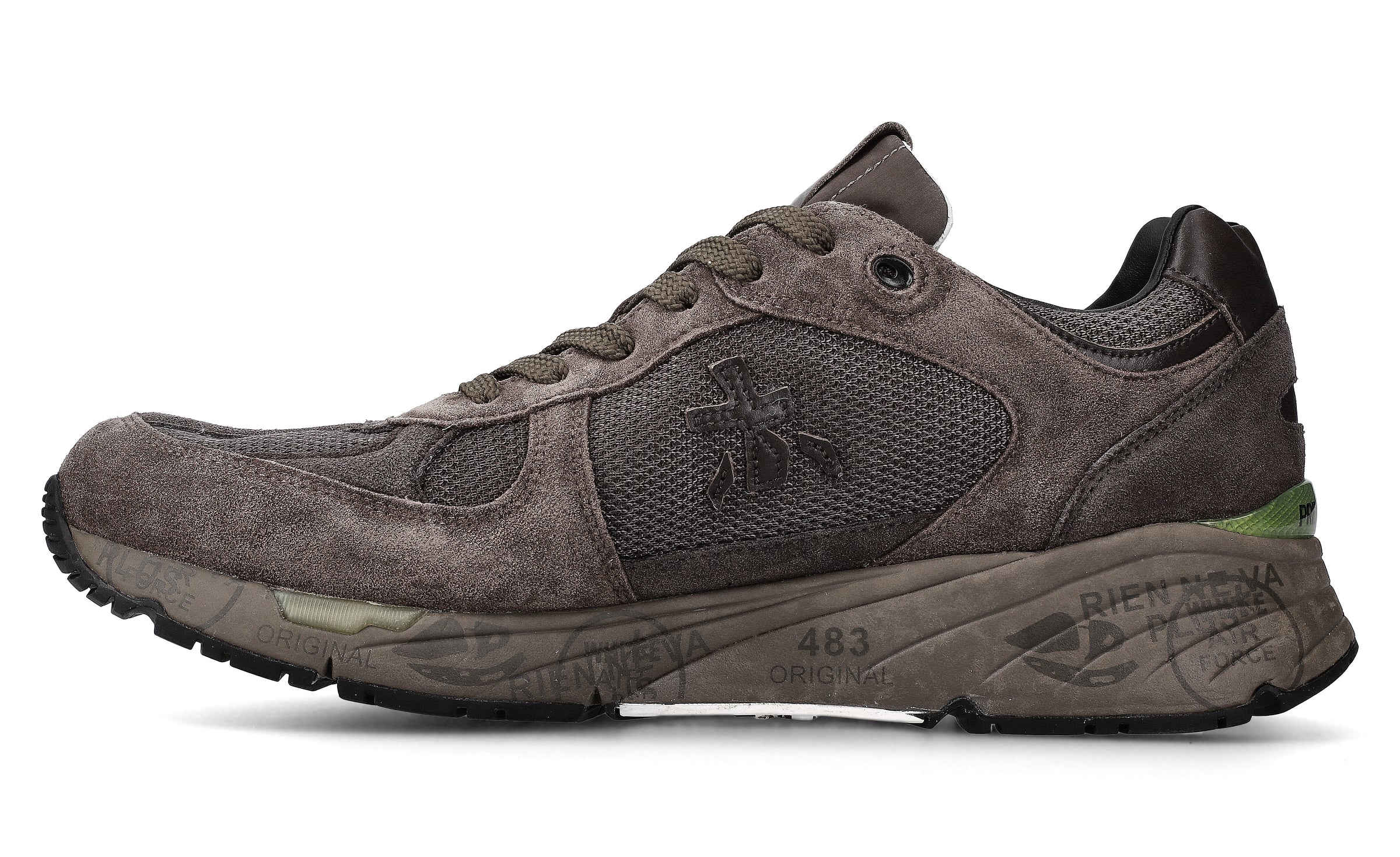 Sneakers multimateriale 