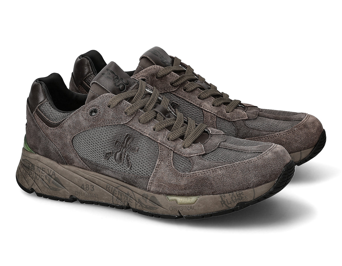 Sneakers multimateriale 