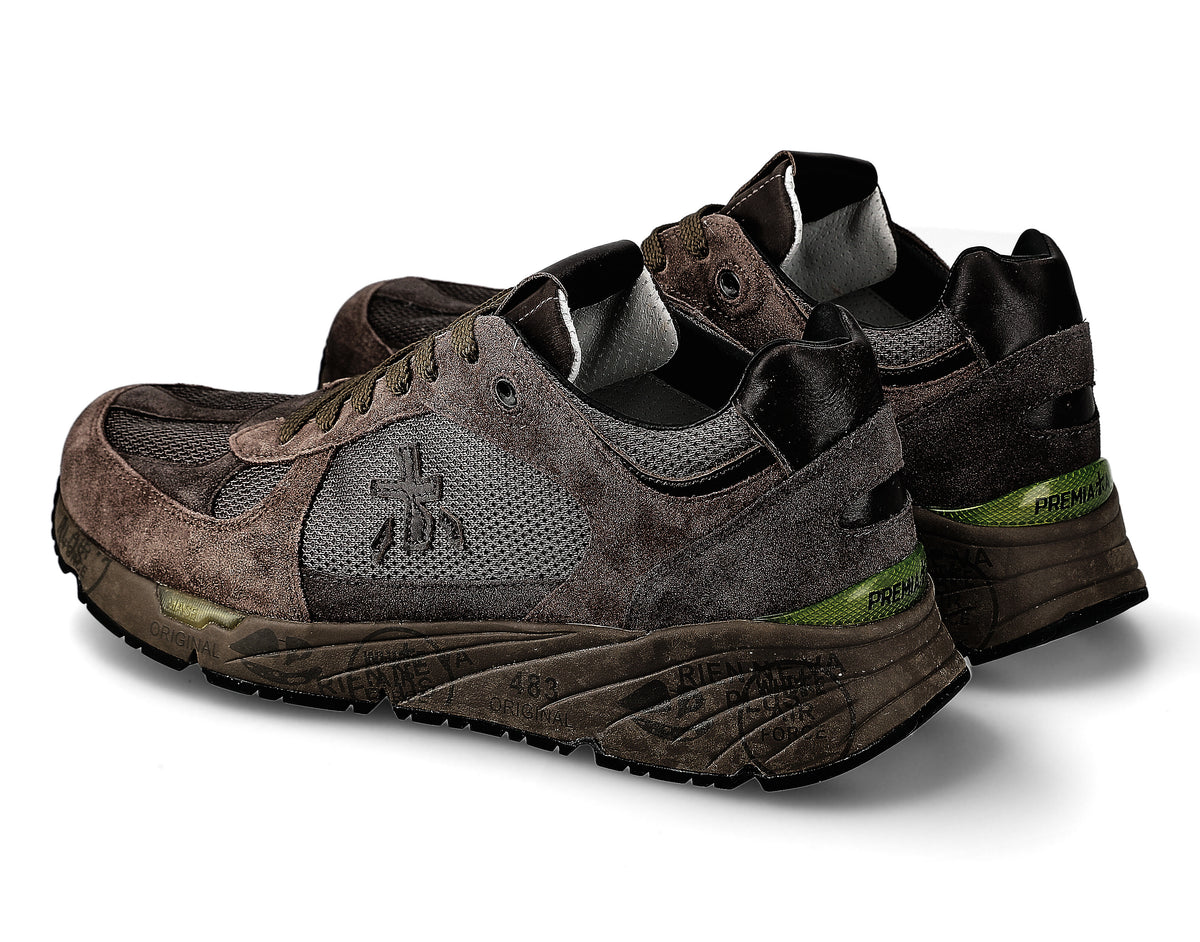 Sneakers multimateriale 