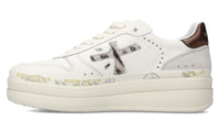 Sneakers in pelle e cavallino. 