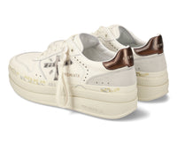 Sneakers in pelle e cavallino. 