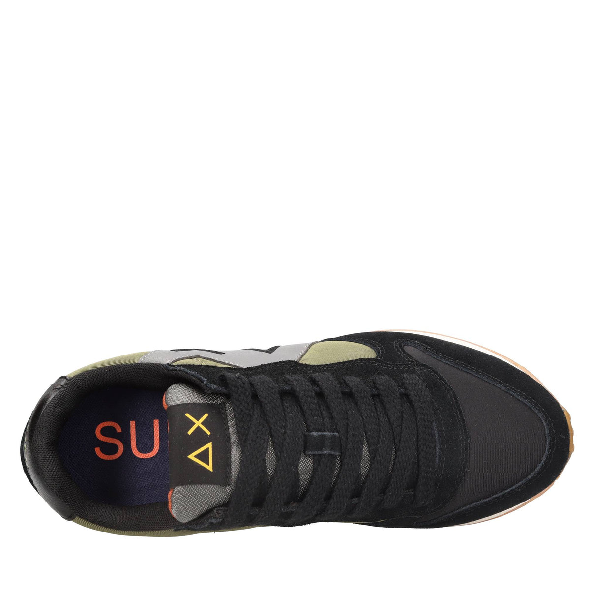 Sneakers modello Z44114 SUN68 in pelle scamosciata e tessuto traspirante 
