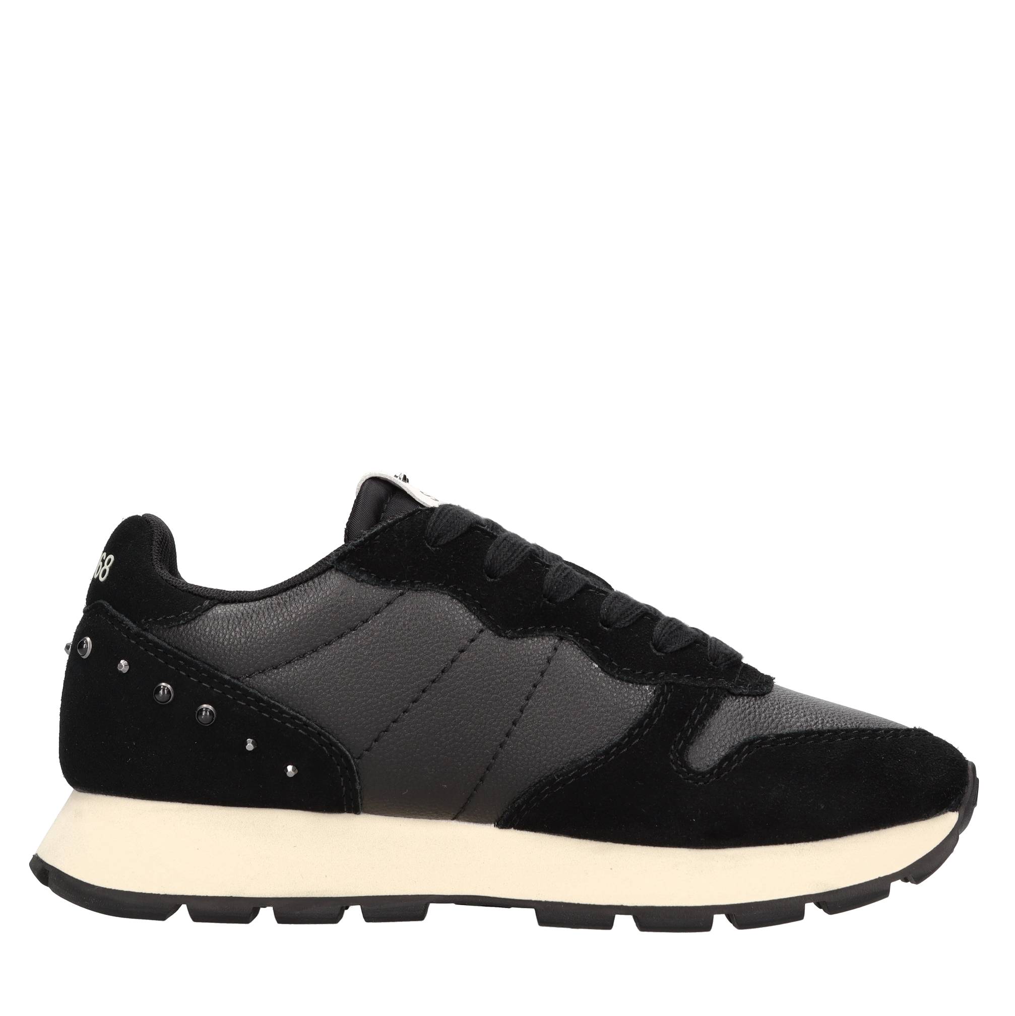 Sneakers modello Z44206 SUN68 in pelle scamosciata e tessuto traspirante 