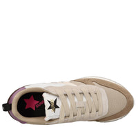 Sneakers modello Z44209 SUN68 in pelle scamosciata e tessuto traspirante 