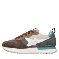 Sneakers modello Z44209 SUN68 in pelle scamosciata e tessuto traspirante 