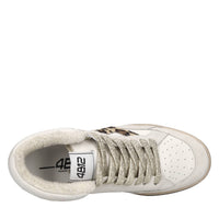 Sneakers in pelle,camoscio e cavallino 