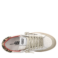 Sneakers in pelle,camoscio e cavallino 