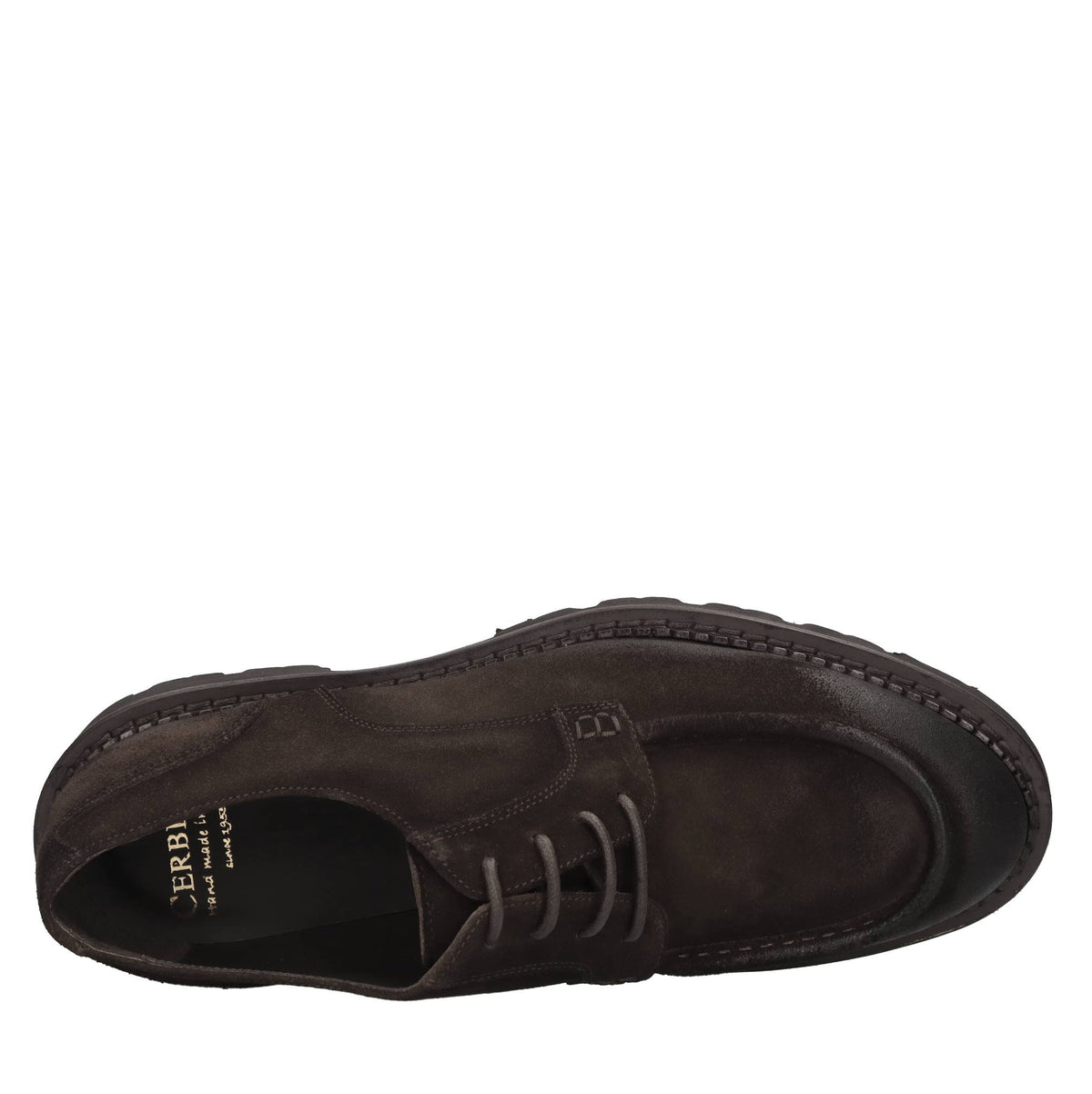 Stringate in pelle scamosciata 