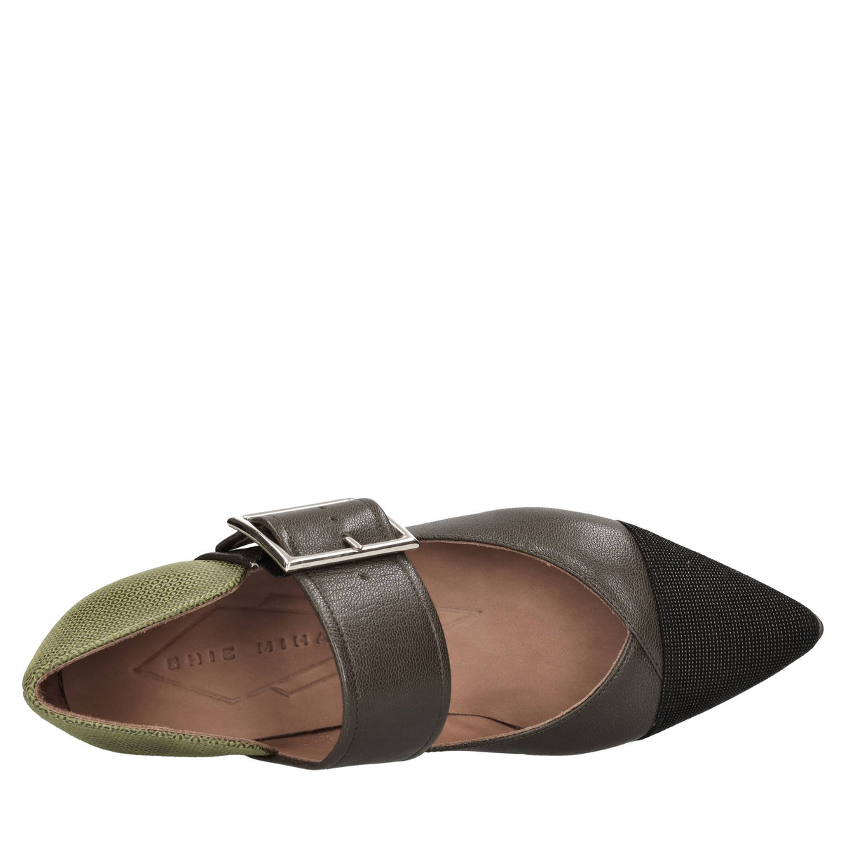 Décolleté modello Hebas in pelle 