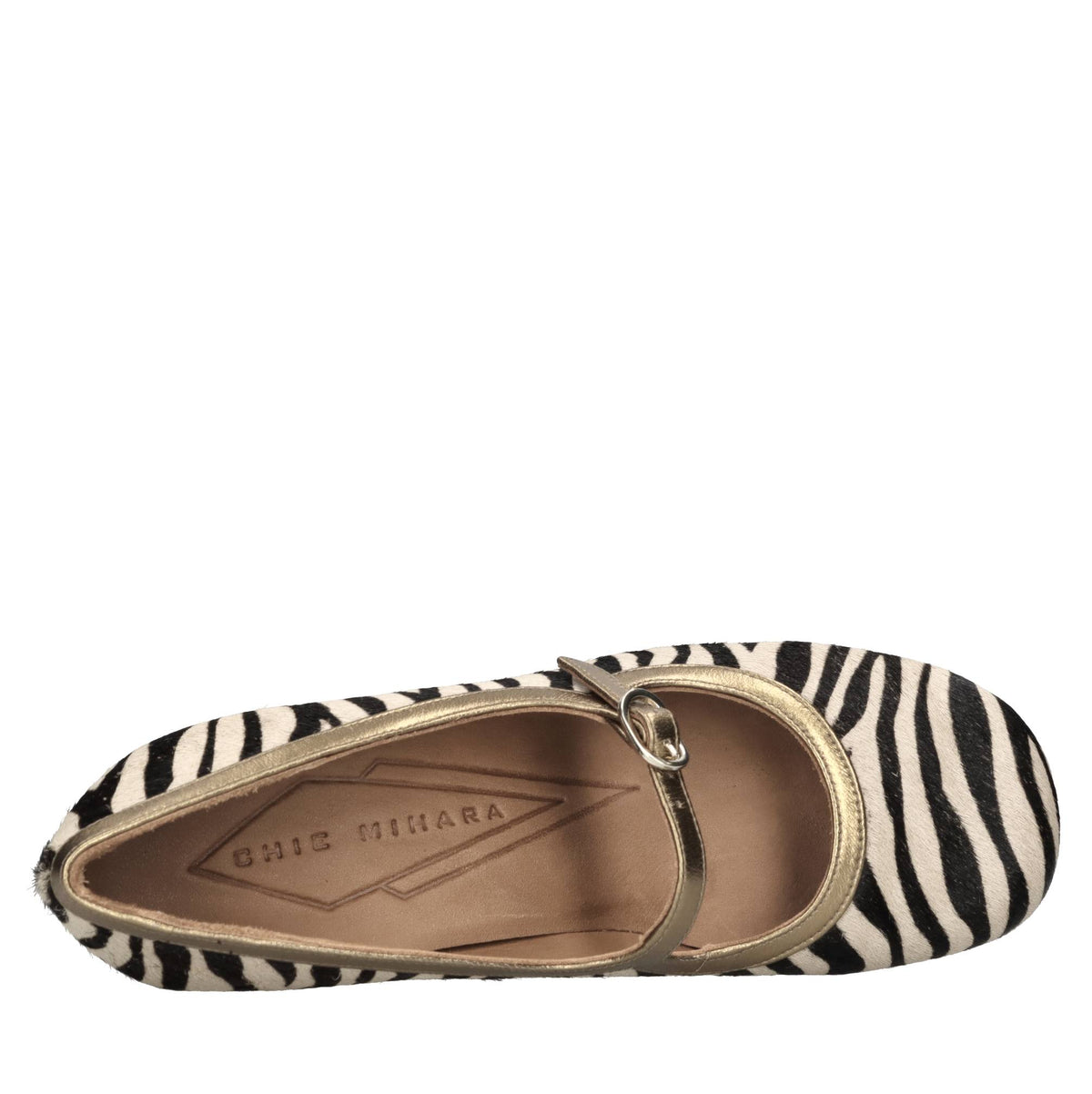 Décolleté modello Mumma in pelle e ecopelle 