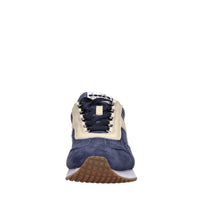 Sneakers modello HERITAGE in tessuto e pelle scamosciata 