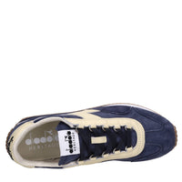 Sneakers modello HERITAGE in tessuto e pelle scamosciata 