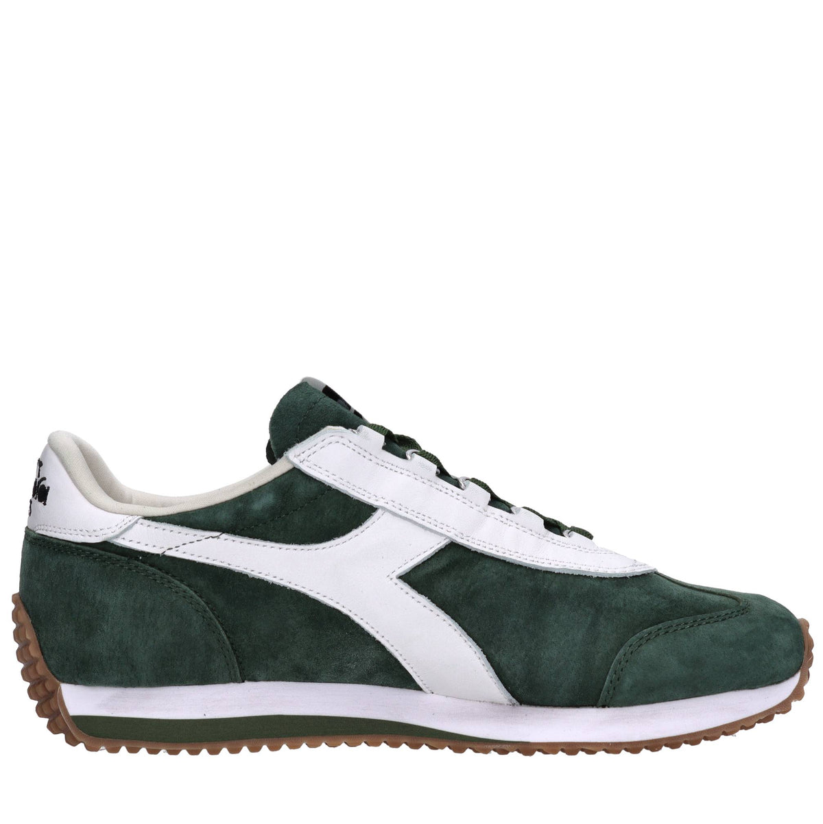 Sneakers modello HERITAGE in tessuto e pelle scamosciata 