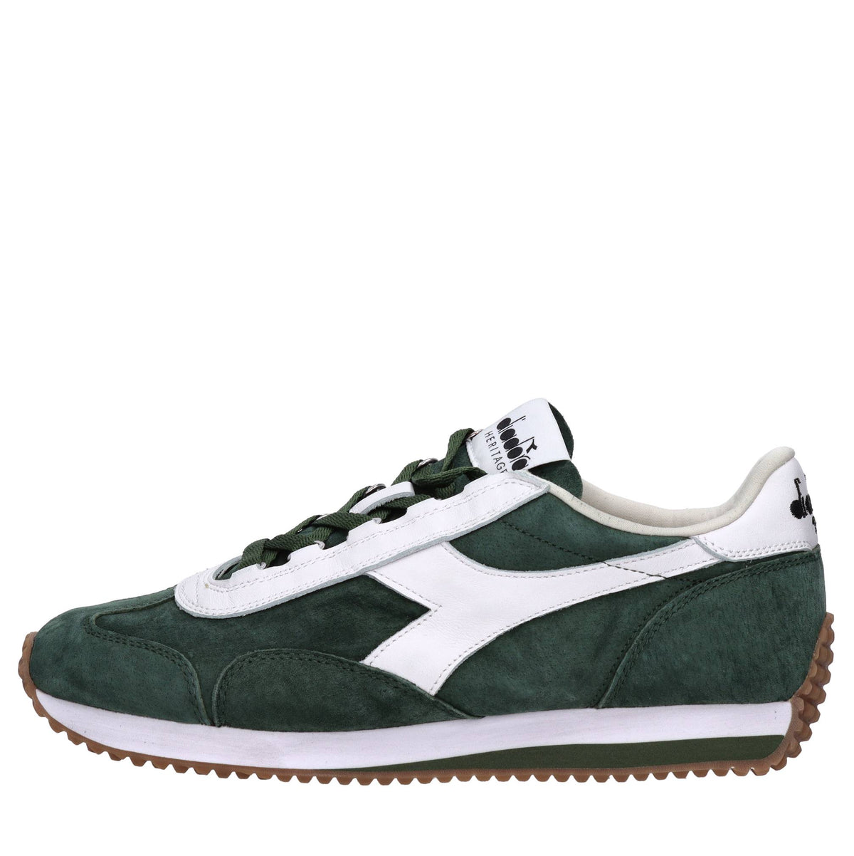 Sneakers modello HERITAGE in tessuto e pelle scamosciata 