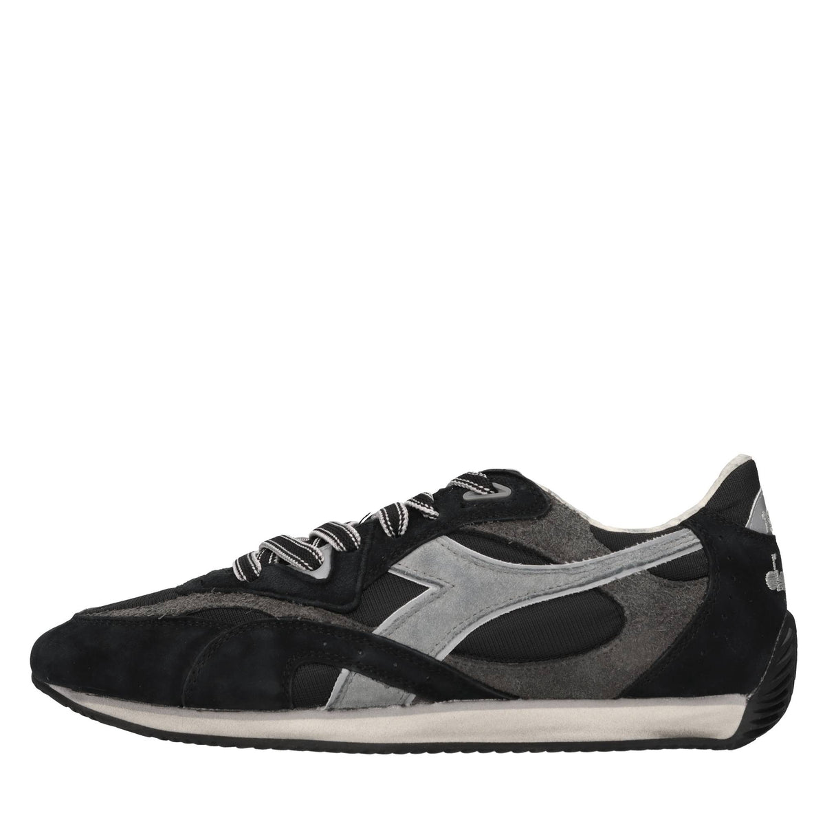Sneakers modello HERITAGE in tessuto e pelle scamosciata 