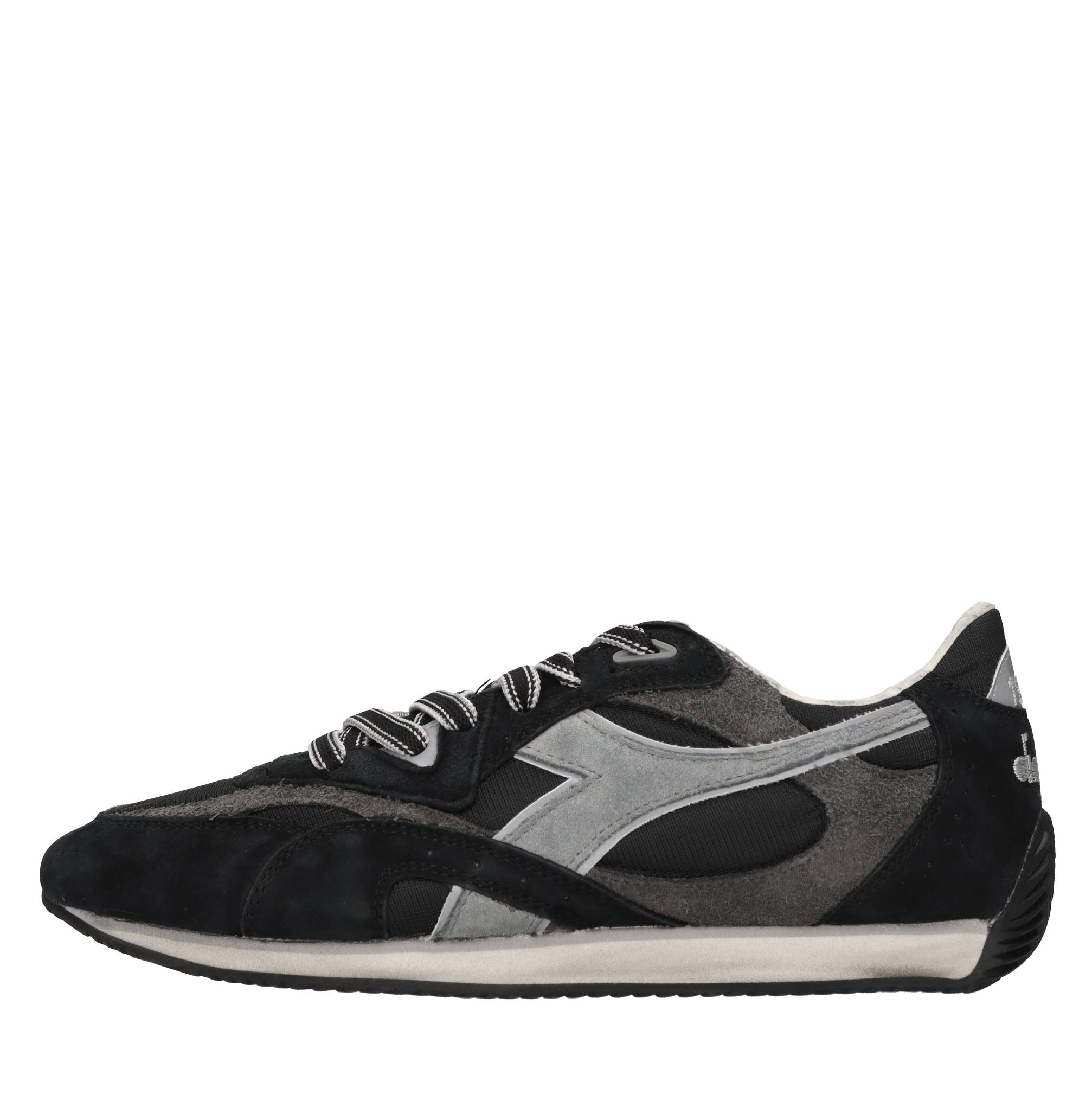 Sneakers modello HERITAGE in tessuto e pelle scamosciata 