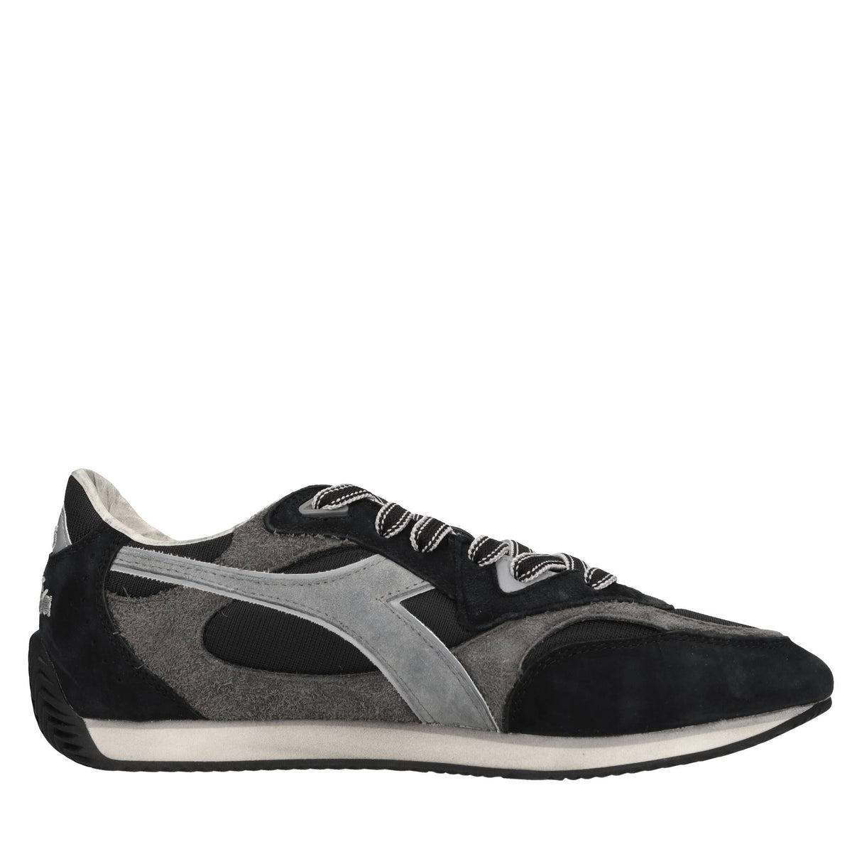 Sneakers modello HERITAGE in tessuto e pelle scamosciata 