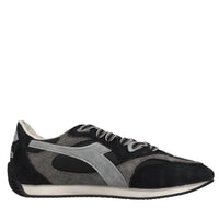 Sneakers modello HERITAGE in tessuto e pelle scamosciata 