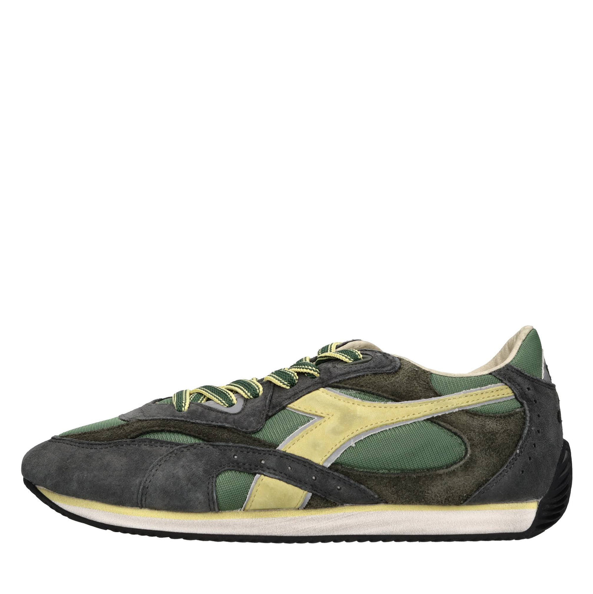 Sneakers modello HERITAGE in tessuto e pelle scamosciata 