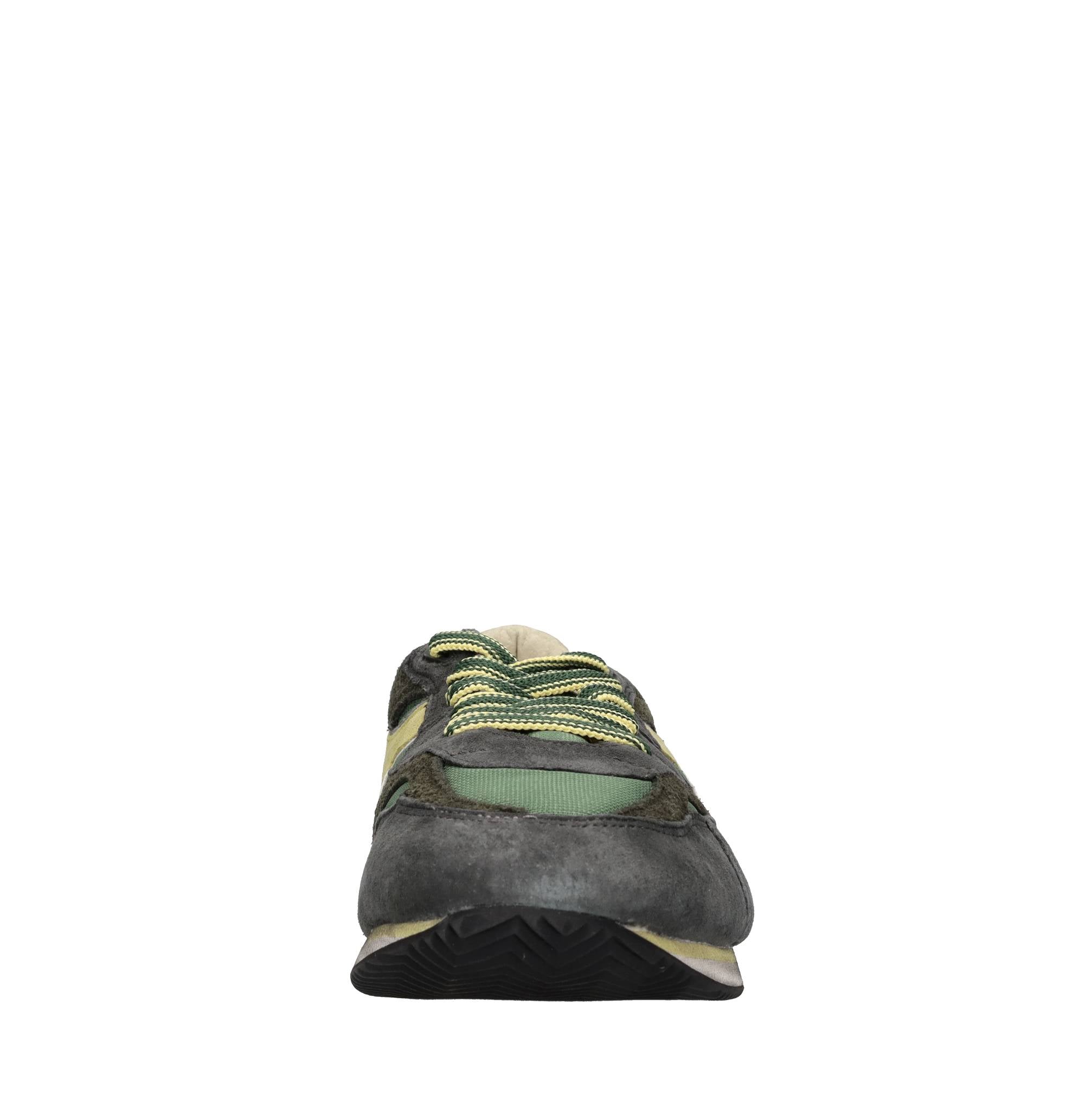 Sneakers modello HERITAGE in tessuto e pelle scamosciata 